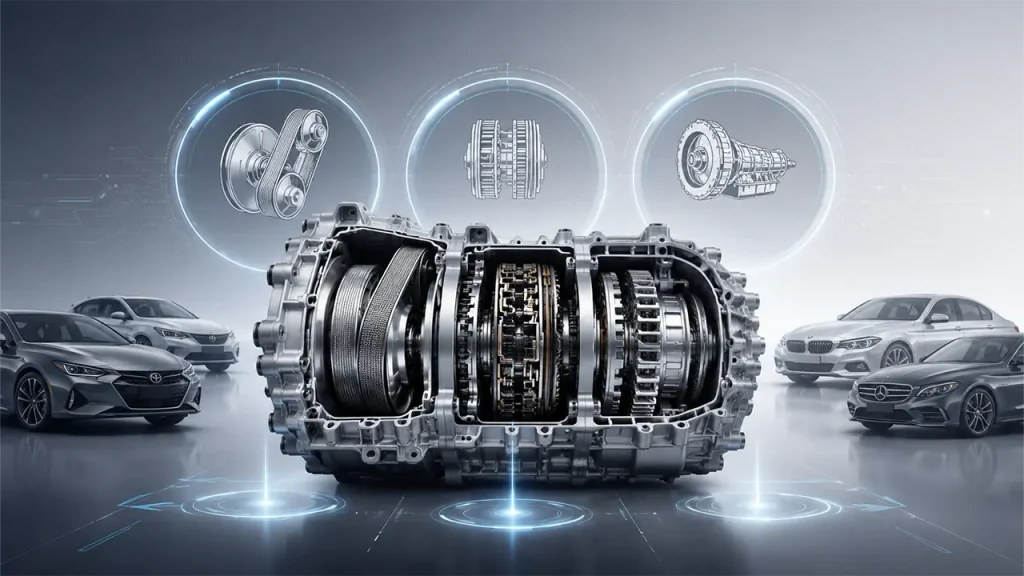 گیربکس CVT، DCT یا AT؟