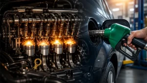 ناک زدن خودرو به دلیل بنزین بی‌ کیفیت
