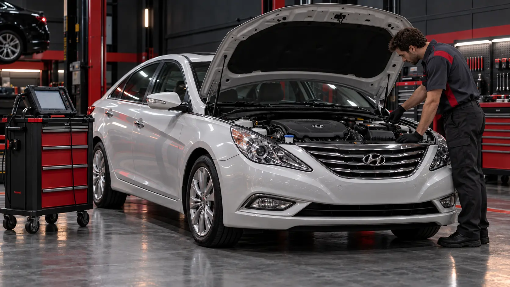 دیاگ و عیب‌یابی برق و ECU خودروهای هیوندای در تعمیرگاه یونیک خودرو اصفهان